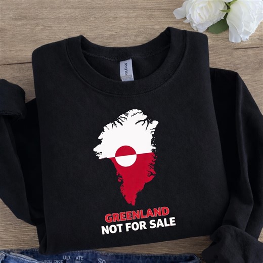Greenland Sweatshirt, Denmark Pullover, Sweater Unisex Heavy Blend Crewneck, Greenland Free Hoodie, Greenland Stay Strong Shirt - Etsy