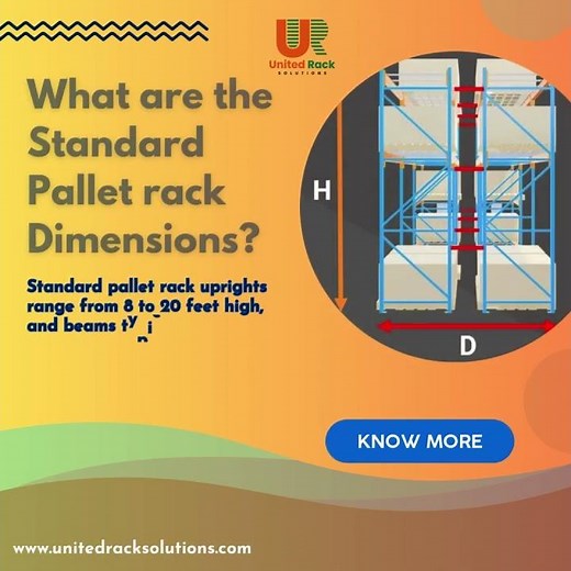 Standard Pallet Rack Dimensions Explained | Optimize Your Warehouse Space #PalletRacks #rack