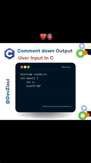 C Programming Basics | Easy scanf Example | C Programming #shorts #cprogramming