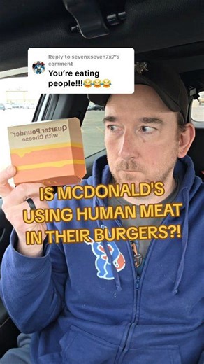 Well THIS was a fun one to do - I find it hilarious that so many have created theories on how McDonald's is now using humans in their burgers, but obviously this is beyond silly.... or is it?! #mcdonalds #fastfood #eating #foodtiktok #macdonalds | Snackolator
