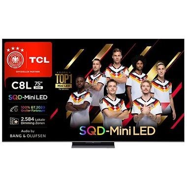 📺 TCL 75C8L 75" 4K HDR SQD-Mini LED Smart TV ab 1.954€ (statt 2.249€)