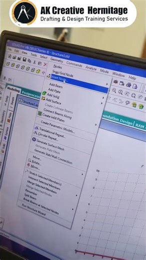 STAAD Pro Tutorial: Node बनाना सीखें | For Civil Engineers