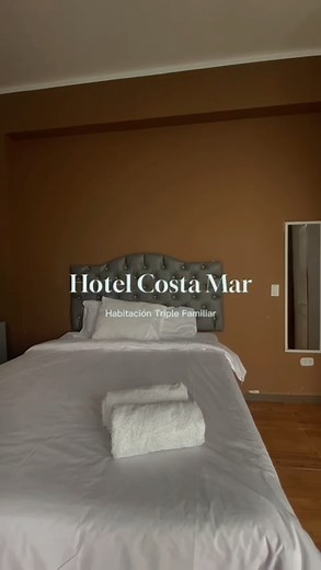 Habitación Triple Familiar Vista al Mar y Piscina