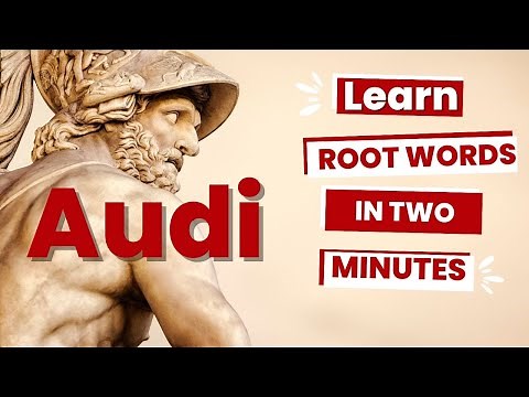 What Does AUDI Mean? Learn This Root Word with Examples!