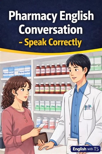 Real-Life Pharmacy English Dialogue | Spoken English Practice #english #ytshorts #pharmacy
