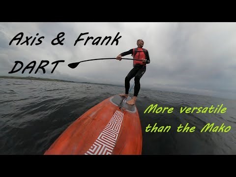 The DART Axis-Frank sup foilboard. Downwinding comparison with the Mako.