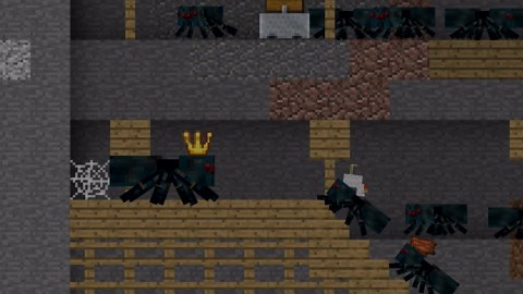 Cave Spider Roller Coaster - Animation vs. Minecraft Shorts Ep. 14