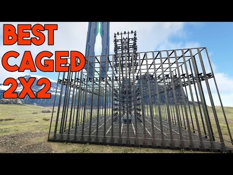 Best Caged 2x2 Design 2023 | Ark Survival Evolved Unofficial PvP