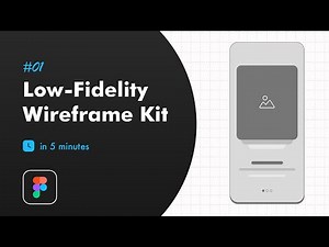 Mobile App Wireframe in Figma - Onboarding - 01