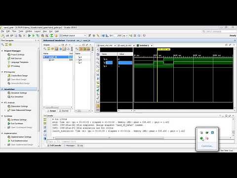 Writing Simulation Testbench on VHDL with VIVADO