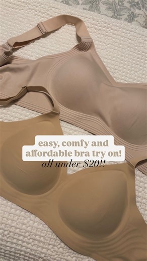 Marissa Manderfield on Instagram: "Comment BRA to shop these under $20 favs! Sharing some of my favorite bras that are on sale on amazon for cyber week! Under $20, these are the perfect everyday bras, so comfortable! Everyday bras, looks for less, lounge bras, affordable fashion, oeak bras, buttery soft, amazon fashion, found it on amazon, black friday deals, cyber week deals, cyber monday, gifts for her"
