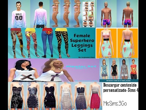 (ESPECIAL 50 SUSCRIPTORES)-Descargar Ropa Sims 4 CAS Demo