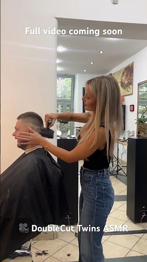 ASMR Haircut & Beard Shave ✂️🪒 Preview | Full Video Soon