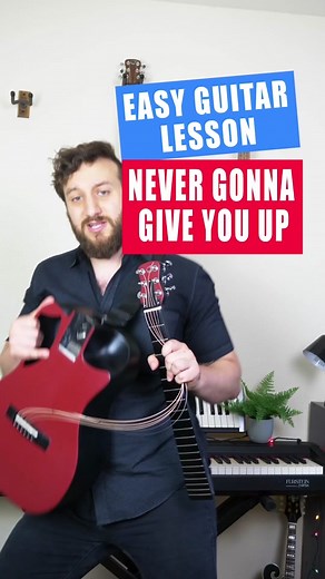 Learn 'Never Gonna Give You Up' Guitar Tutorial by Rick Astley