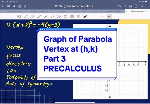 Graphing Parabola Equation Tutorial | Part 3