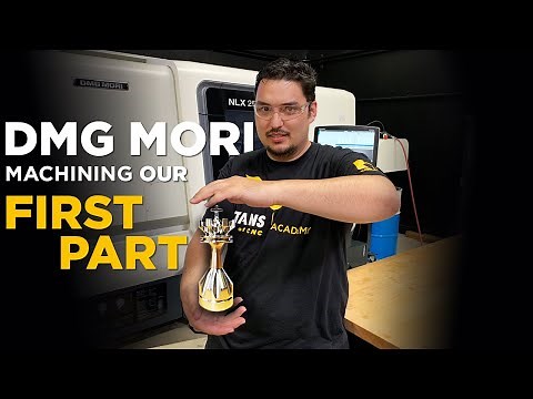 DMG MORI - NLX 2500 - CNC MACHINING FIRST PART | Vlog #15