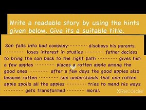 Class 5,6&7 /English/Story writing