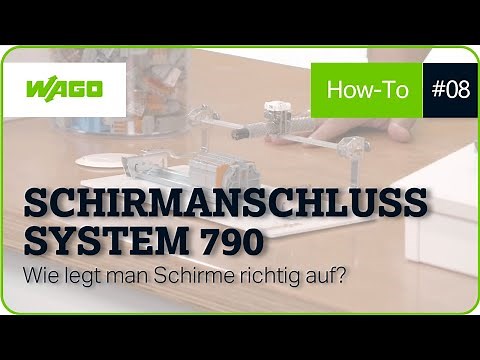 Wie legt man Schirme richtig auf? | Tutorial zum Schirmanschlusssystem 790 | Stay Connected