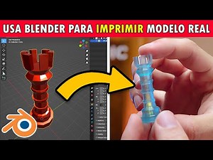 Como configurar Blender para imprimir piezas 3D