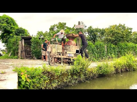 Restoration Abandoned Rusty Old Peeler Machine // Restore Old Rusty Hemp Seed Removal Machine