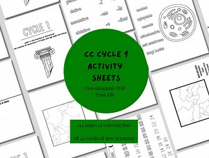 Classical Conversations Cycle 1 Complete Memory Work Activity Sheets | Instant Download | Homeschool Printable - Etsy UK