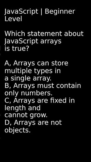 JavaScript Arrays Explained #arraydatastructure #softwaredevelopment #debuggingtips