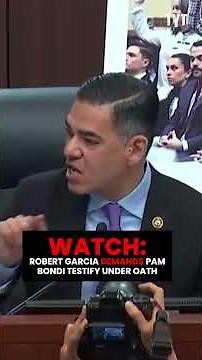 Robert Garcia SLAMS Pam Bondi At Hearing With Epstein Survivors