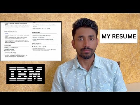 How to Build a Strong Resume for Placements | The Surprising Truth About IBM Resume For Freshers