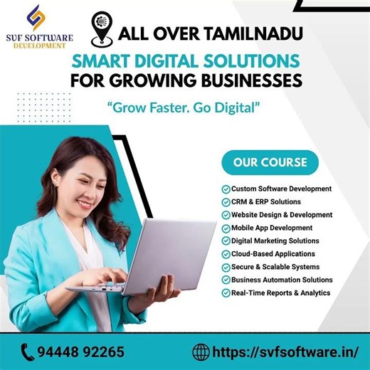 💻✨ SVF SOFTWARE DEVELOPMENT ✨💻 📍 ALL OVER TAMIL NADU