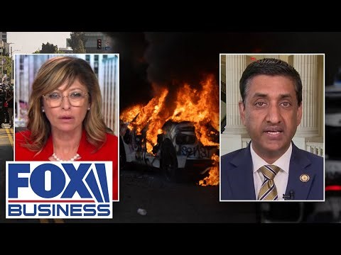 Maria Bartiromo challenges California Dem on LA riot car fires following wildfires