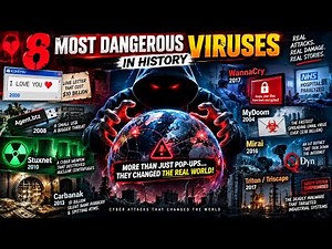 8 Most Dangerous Computer Viruses in History 😱 | Malware That Changed the World