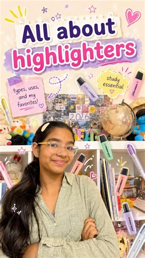 How to Use Highlighters ✨ (Student Guide) Highlight Like a Topper 😌📚 #hightlighter #highlighting