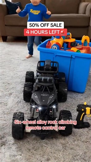🚀 HOLIDAY DEAL! 4WD RC Car That Transforms Playtime Into Thrilling Expeditions! Searching for the ultimate Christmas gift? Our robust 4WD off-road remote control car—built with a tough metal body—is now on weekend sale, and kids are OBSESSED! 🔥 Why kids can’t get enough: 🌟 4WD Performance – conquers hills, jumps, and all terrains 🌟 Solid Metal Frame – built to last through intense adventures 🌟 High-Torque Motor – delivers blazing speed and off-road dominance 🌟 2.4GHz Remote – seamless cont