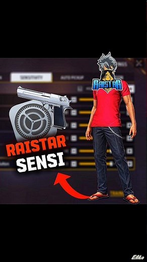 Raistar Secret Sensitivity Setting || All Gun Auto Headshot Sensitivity Settings In Free Fire 2026