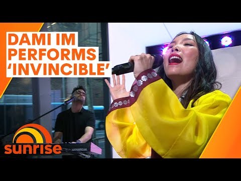Dami Im performs new single ‘Invincible’ live on Sunrise