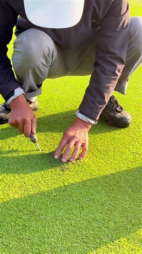 From Hole To Whole: Amazing Turf Repair Process ⛳