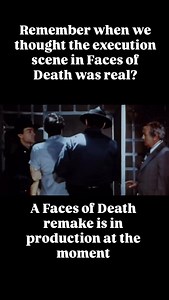 Remember when we thought the execution scene in Faces of Death was real? 👀👀👀.A Faces of Death remake is in production at the moment | Horror Fan TV