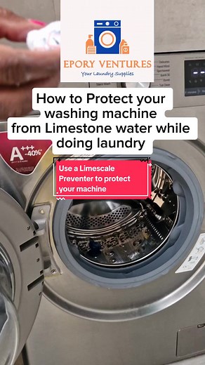 We have to protect our washing machines... More so if you use salty water ,a Limestone descaler should be used to protect your machine when doing laundry. Take care of your washing machine and it will serve you long. To purchase a Limescale Preventer: 📲 0725498100 #washingmachine #washing #LaundryDay #laundry #laundrytok #fyp #foryou #foryoupage #viral