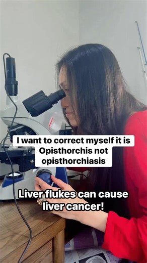 19K views · 383 reactions | Liver flukes can cause hepatobiliary cancer. They are usually consumed along side undercooked fresh water and contaminated water plants. | Dr. Farrah Agustin-Bunch, MD | Facebook