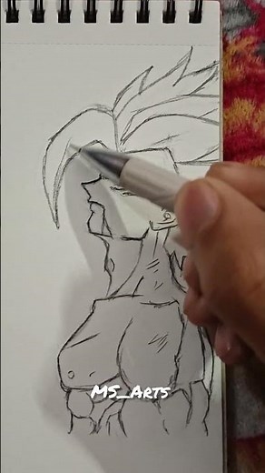 Gohan beast tutorial✨️#ms_arts#dragonball#trend