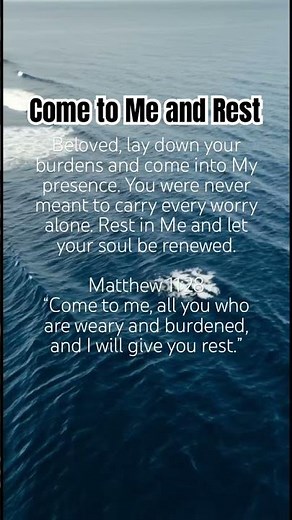 Jesus Will Give You Rest 🌅 | Matthew 11:28