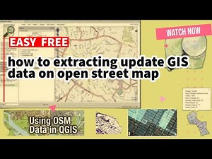 how to extracting update GIS data on open street map for FREE