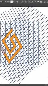 Easy Grid Logo Design Process On Same Line | Adobe Illustrator Tutorial