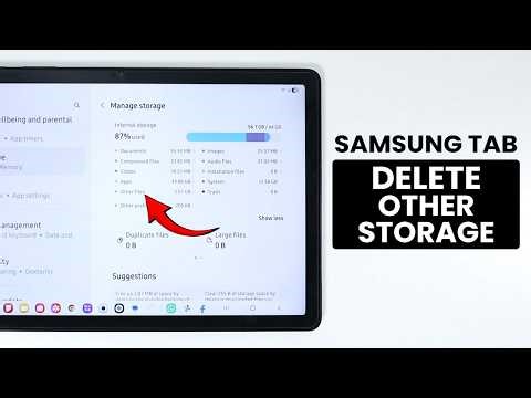 How to Delete Other Storage on Samsung Tab - Clear Other Storage
