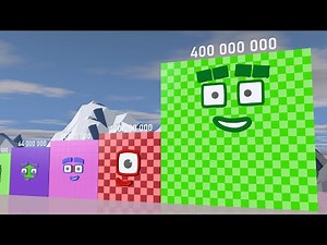 New Numberblocks Square 1 to 400,000,000 BIGGEST - Numberblocks Number Patterns