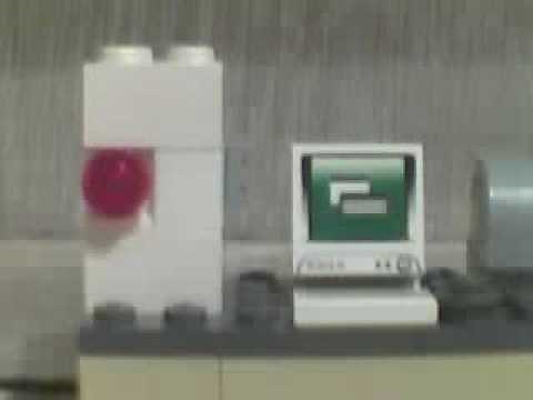 how to make a lego computer set