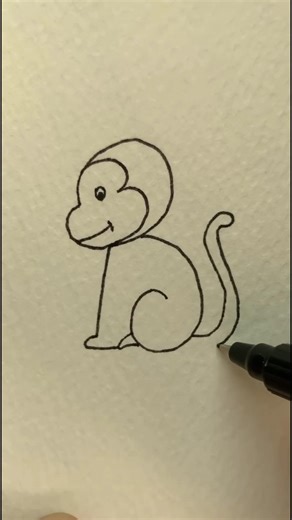 Drawing a Monkey Using Numbers 🐵✨ | Easy Trick | can you draw a monkey with numbers??