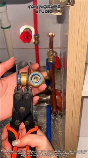 Genius Plumber Hack: Easy Copper to PEX Valve Installation