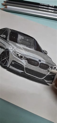 ​Satisfying BMW Sketch - Watch till the end! 🎨 #shorts#bmw