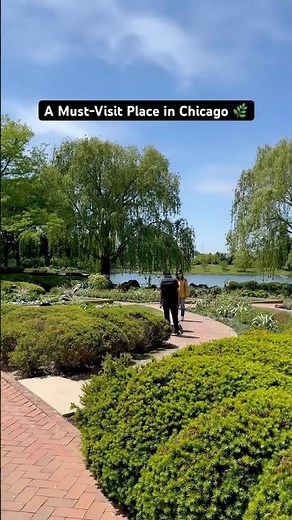 Chicago Botanic Garden 🌿 | A Peaceful Nature Escape in USA 🇺🇸 #shorts